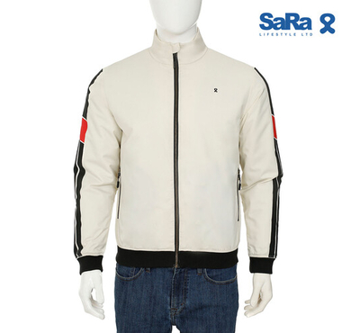 SaRa Mens Jacket (CPL1MJK12WDA-OFF WHITE), Size: M