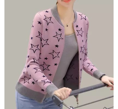 Winter Jacket For Women (Pink)