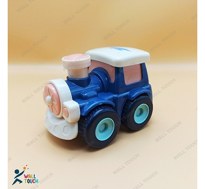 4 Pcs Food Grade Mini Plastic Pull and Back Car Set For Toddlers Kids Gift