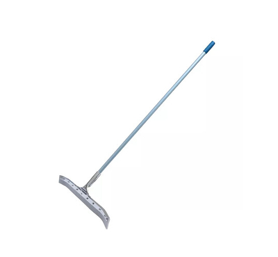 Steel Curved Rubber Squeegee with stick