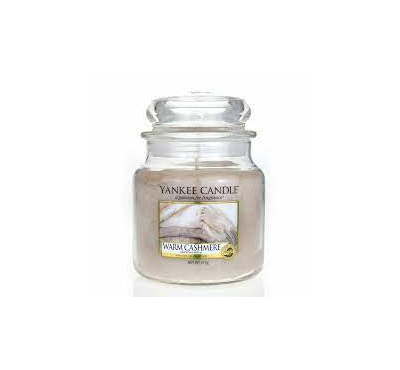 Yankee Candle Warm Cashmere Scented Candle Medium Jar 411 gm