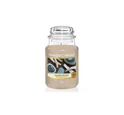 Yankee Candle Scented Candle, Seaside Woods Large Jar Candle 623gm
