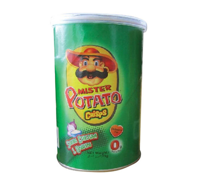 Mister Potato Crisps Crisps Sour Cream & Onion 75g Can