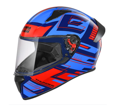 STUDDS THUNDER WITH SPOILER FULL FACE HELMET Dot And ISI Certified