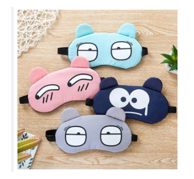 1pc Cartoon Face Sleep Eye Mask