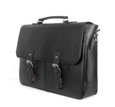 Black Plane Leather Executive Bag SB-LB442