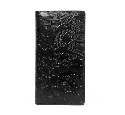 SSB Floral Pattern Long Leather Wallet SB-W160