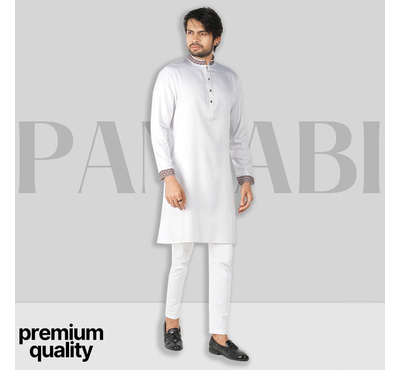 Premium Semi Long Panjabi For Men., Size: M