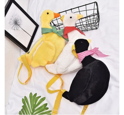 Fashionable High Quality Soft Duck Shaped Purse Side Bag for Girls