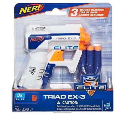NERF TRIAD EX-3 White