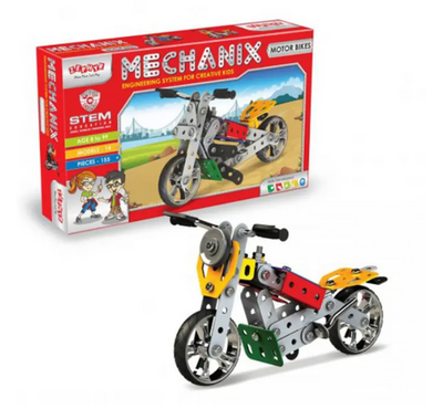 Zephyr Mechanix  Motorbikes creative block building set for kids-01008
