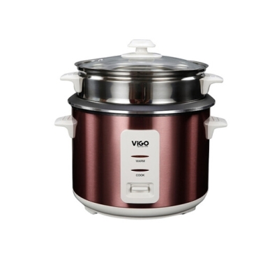 ViGo Rice Cooker- 1.8 L SS 40-06 Red (Single Pot)