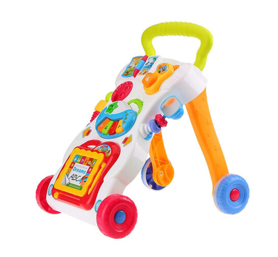 Children Musical Walker, Push & Pull Toy for Toddlers & Kids