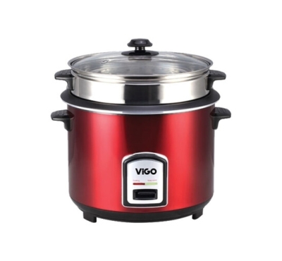 ViGo Rice Cooker- 3.0 L 50-05 Red SS (Single Pot)