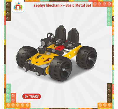 Zephyr Mechanix - Basic Retail Pvt Ltd Metal kids - Basic Set-09001, Block building set