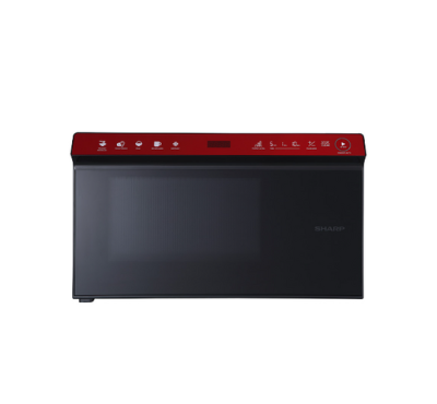 Sharp Top Control Solo Microwave Oven - R-2235H(R) | 24 Liters - Top Red & Black