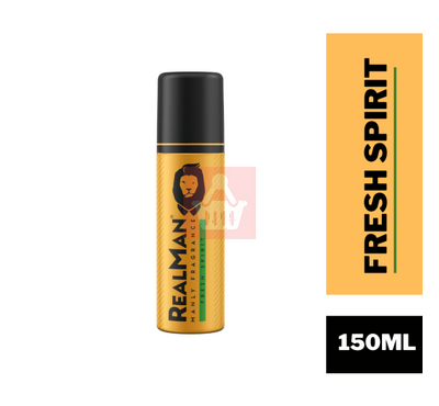 Realman Body Spray For Men Fresh Spirit 150ml