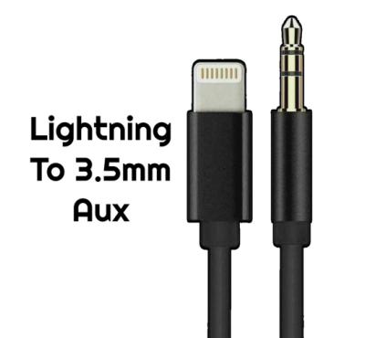 Lightning To 3.5mm Audio Cable For Iphone