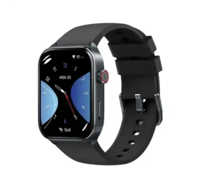 Kieslect KS2 Calling 2.01" FHD AMOLED 3ATM Smart Watch (Double Strap + Protector) - Midnight Blue