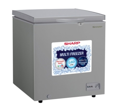 Sharp Freezer SJC-128-GY | 110 Liters - Grey