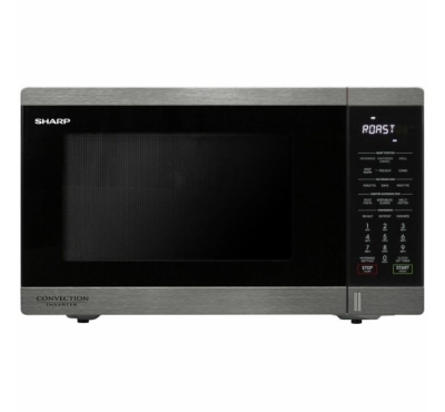 Sharp Inverter Grill & Convection Microwave Oven R-890E (BS) | 32 Liter - Black Stainless Steel