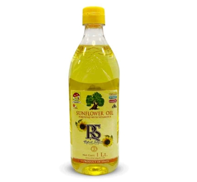RS Sunflower Oil: 1 Litre Pet Bottle