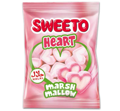 Sweeto Marshmallow Heart 30g