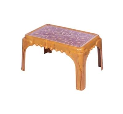 Classic Center Table Printed Marble Sandalwood