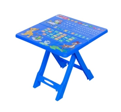 Baby Folding Table Printed ABC SM Blue