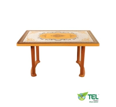 6 Seated Square Table Print S/W Diamond (P/L) TEL