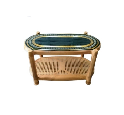 Tea Table With Stopper (Jazz) Printed -Sandal Wood
