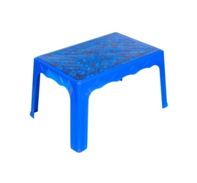 Center Table Printed Marine SM Blue