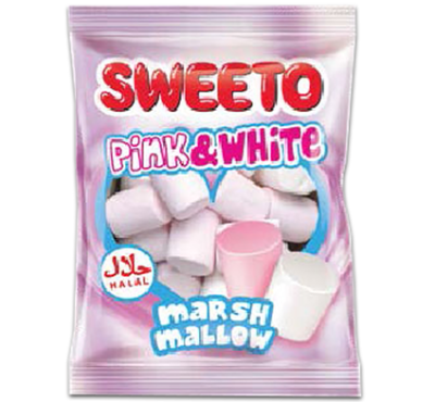 Sweeto Marshmallow Pink & White 30g