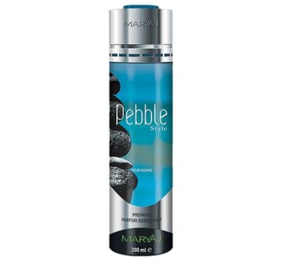 Maryaj Pebble Style Premium Perfume Deodorant Body Spray for Men - 200ml
