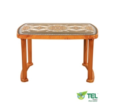 4 Seated Deluxe Table Print S/W Royal (Pl/L) TEL
