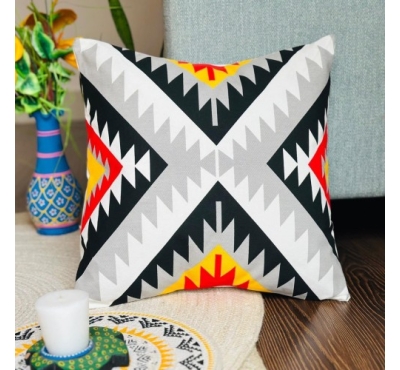 Decorative Cushion Cover with pillow, Multicolor (16x16), (18x18)