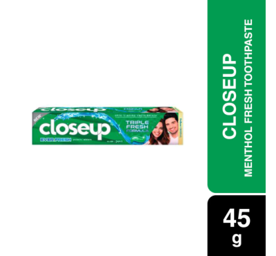 Closeup Toothpaste Menthol Fresh 45g