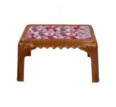 Classic Center Table Printed Rosa Sandal Wood