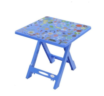 Baby Folding Table Printed Music SM Blue