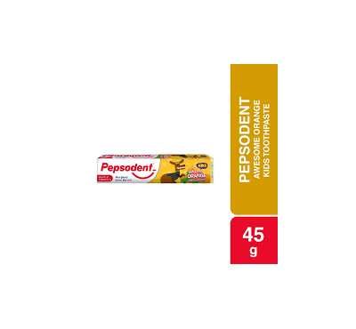 Pepsodent Kids Toothpaste Awesome Orange 45g