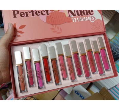 BOB Perfect Nude 12 Color Lip Gloss Set