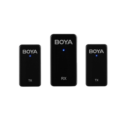 BOYA Wmic5-M2 Ultracompact 2.4GHz Dual-Channel Wireless Microphone System
