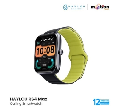 Haylou RS4 Max BT Calling Smartwatch - Blue
