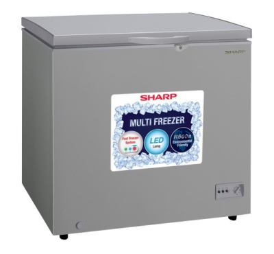 Sharp Freezer SJC-228-GY | 220 Liters - Grey