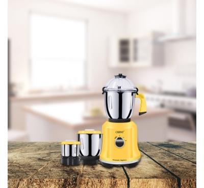 Orpat Smart Home Appliances- Kitchen Helpers – Mixer Grinder – Kitchen Bot ( 1200 Watt ) – Majestic Yellow