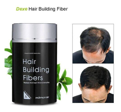 Dexe - Natural and Undetectable Hair Building Fibers 22g - Black