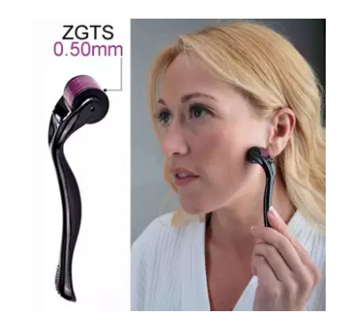 ZGTS 540 needle titanium 0.50mm Purple-Black Derma Roller for Anti wrinkle Skin Rejuvenation