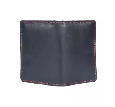 Card Holder with Mini Wallet-Black & Red