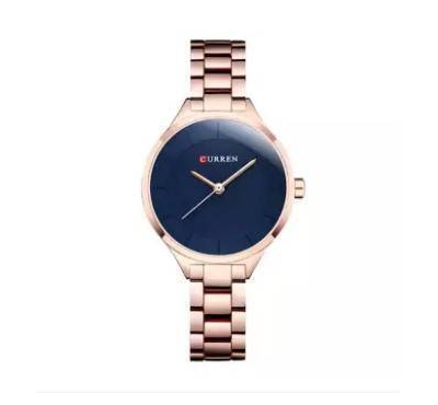 9015 - Stainless Steel Analog Watches for Women - Rose Gold