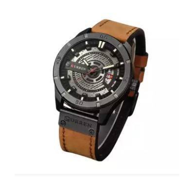 C8301 - Brown Leather Analog Watch for Men